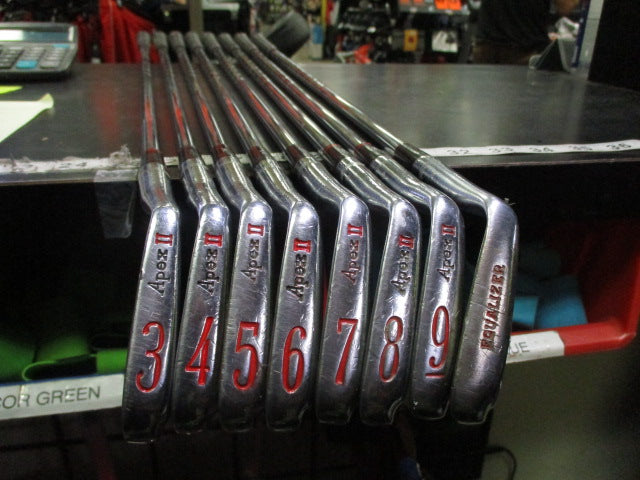 Load image into Gallery viewer, Vintage Ben Hogan APEX II White Cameo 8pc RH Blade Iron Set Equilizer and 3-9i
