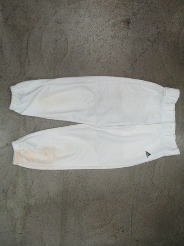 Used Adidas Elastic Bottom Youth Small Baseball Pant (Small Ware)