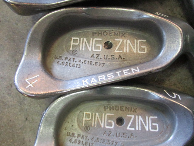 Load image into Gallery viewer, Used Ping Zing Black Dot Iron Set 3-9 Sand Wedge (Need Re-Grip)
