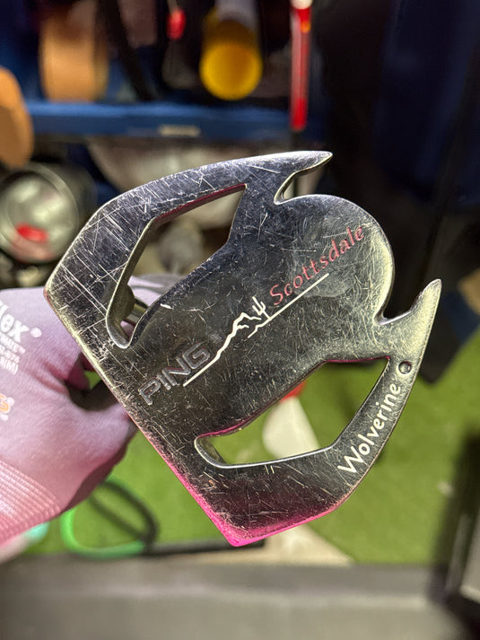 Used PING Scottsdale Wolverine Right Hand Mallet Putter + Fatso5.0 Grip