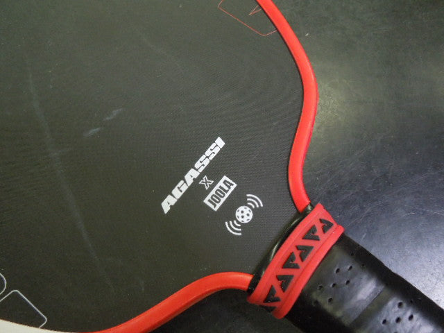 Load image into Gallery viewer, Lightly Used Joola Agassi Pro 14mm Carbon Fiber UPA-A Pickleball Paddle
