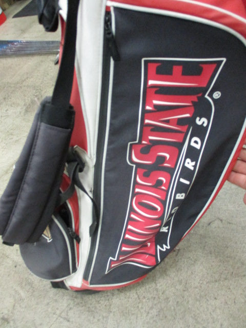 Load image into Gallery viewer, Used Ping Voyage Illinois State Redbirds Golf Stand Bag - Stand Legs Bent
