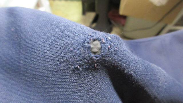 Load image into Gallery viewer, Used Mizuno Elastic Bottom Softball Pants Adult Size Navy - wear
