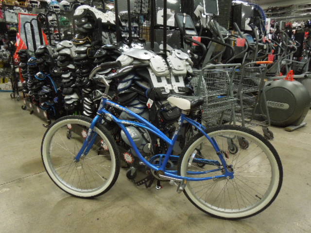 Load image into Gallery viewer, Vintage Electra Hawaii Girls Blue Beach Cruiser
