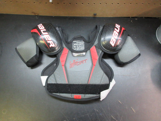 Used Bauer Lil Sport Hockey Shoulder Pads - Size Youth Small