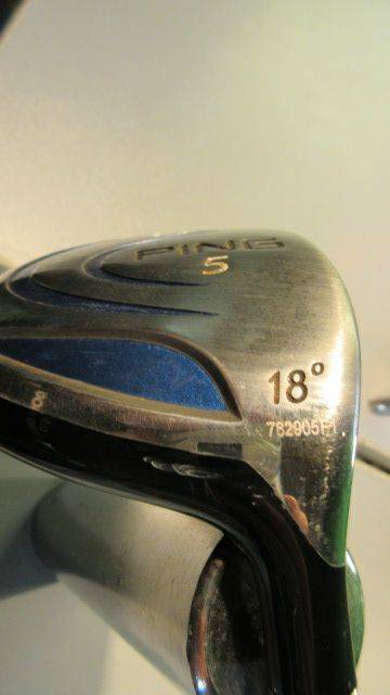 Used Ping G5 455 SS Face 18° 5 Wood Soft Regular (Seniors) Graphite Shaft
