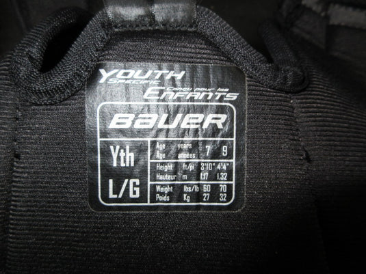 Used Bauer Lil' Sport Hockey Shoulder Pads - Size Youth Large