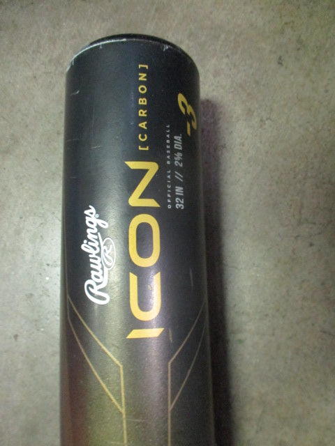 Load image into Gallery viewer, Used 2023 Rawlings Icon 32&quot; (-3) BBCOR Composite Bat
