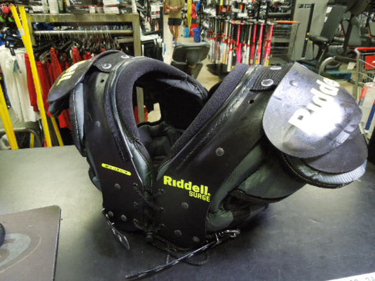 Used Riddell Surge Football Shoulder Pads With Back Plate Size Large 13-14"