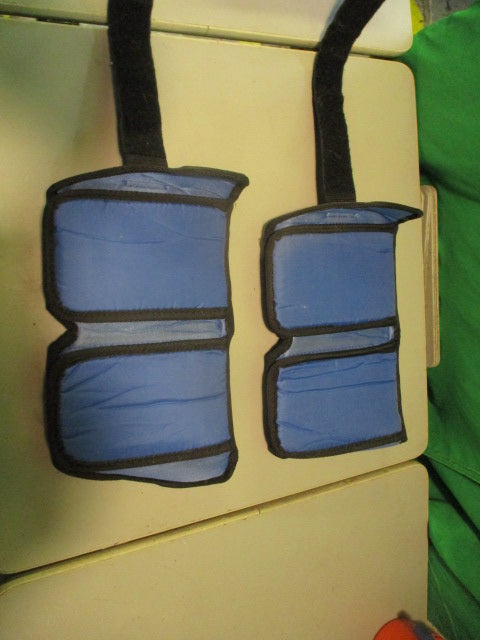 Used All Pro Contour Foam 10lb Adjustable ANKLE WEIGHT SET 5lbs Each