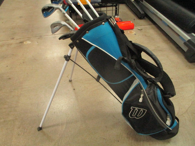 Load image into Gallery viewer, Used Wilson Profile JGI 6 Piece Junior Golf Set w/ Bag
