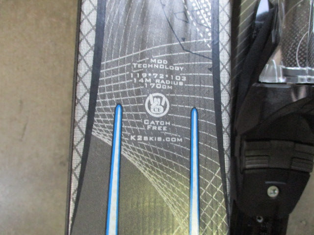 Load image into Gallery viewer, Used K2 Wired 170Cm Downhill Skis With Marker Bindings
