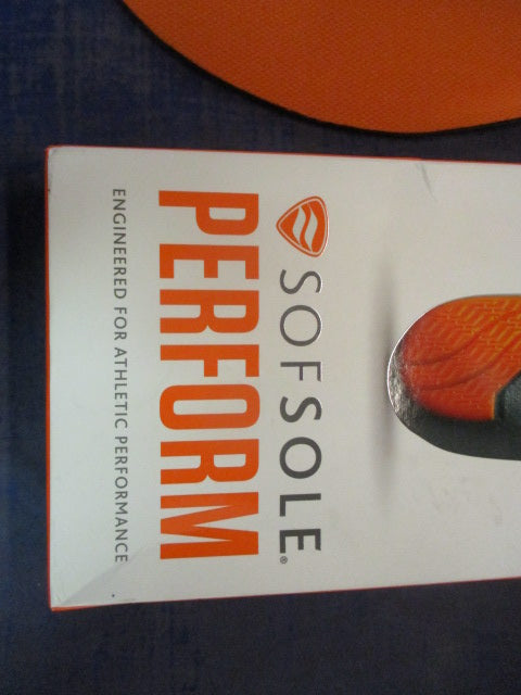Load image into Gallery viewer, Used Sofsole Perform Athlete Men&#39;s Insoles Adult Size 9-10.5 - one insole cut
