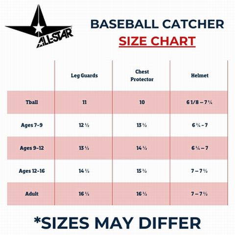 All-Star System 7 Axis Solid CKCC1216S7XS Intermediate Catchers Gear Set 12-16