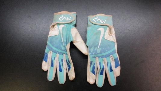 Used Nike MVP HyperDiamond Edge Batting Gloves - Youth