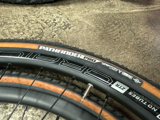 Used Pair Stans NoTubes Grail S1 Rim, Specialized Pathfinder Pro Tubeless Tire