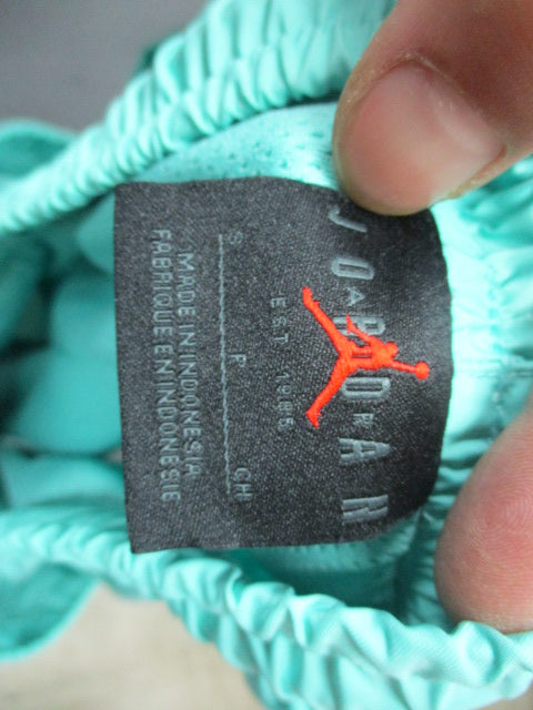 Load image into Gallery viewer, Used jordan Size Small Mint Green Swim Trunks
