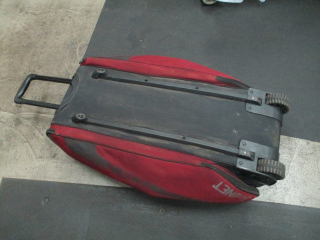 Load image into Gallery viewer, Used Bownet Red/Black Wheeled Baseball Catcher's Equipment Bag
