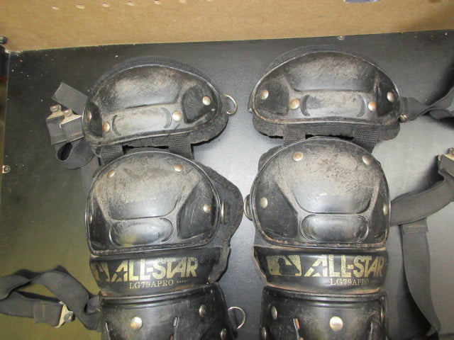 Load image into Gallery viewer, Used All-Star Catchers Shin Guards - Size 9-12
