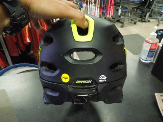 Used Bell Super DH Spherical MIPS Helmet With Tooless Removal Jaw Guard