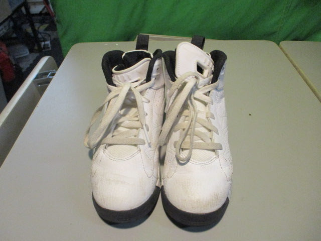 Load image into Gallery viewer, Used Jordan MVP White Green Glow Youth 1 Basketball Shoes
