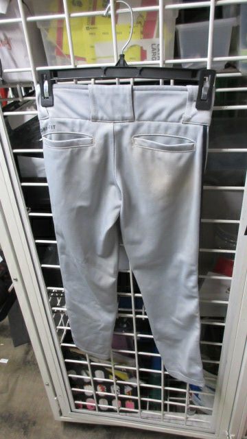 Load image into Gallery viewer, Used Nike Blue Piping Grey Open Bottom Pants Youth Size XS - wear
