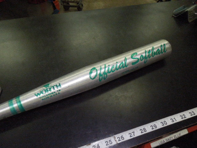 Load image into Gallery viewer, Used Vintage Worth ALS218 Official Softball Metal Bat 31 in
