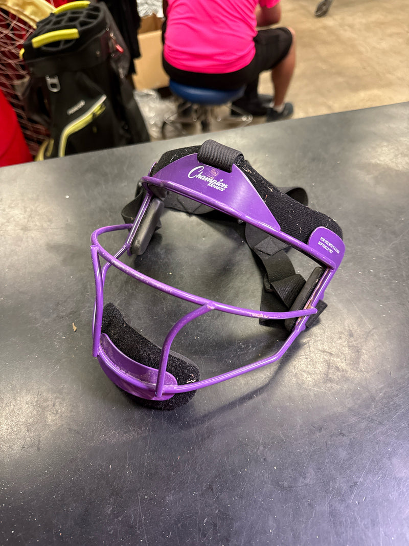 Load image into Gallery viewer, Used Champion Fielders Mask in Purple
