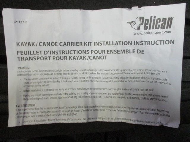 Load image into Gallery viewer, Pelican Kyak/Canoe Car Roof Carrier Kit
