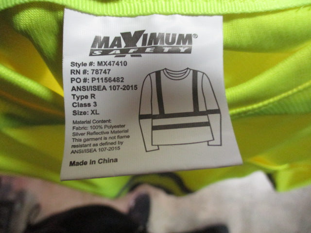 Load image into Gallery viewer, Used Maximum 3X Safety Long Sleeve Shirt
