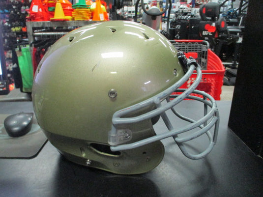 Used Schutt Recruit Hybrid Gold Football Helmet Size Youth XL