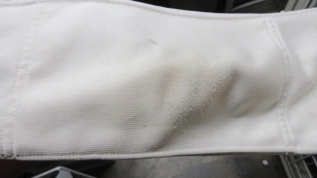 Load image into Gallery viewer, Used Mizuno Elastic Bottom Pants Youth Size Small - stained and worn knees
