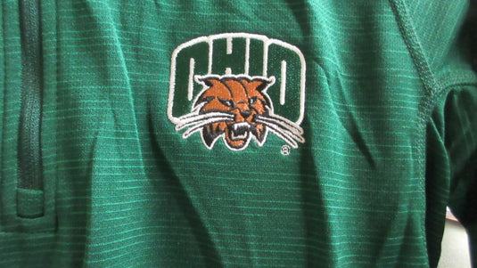 Adidas Ohio University Bobcats Quarter Zip Jacket - Size Medium