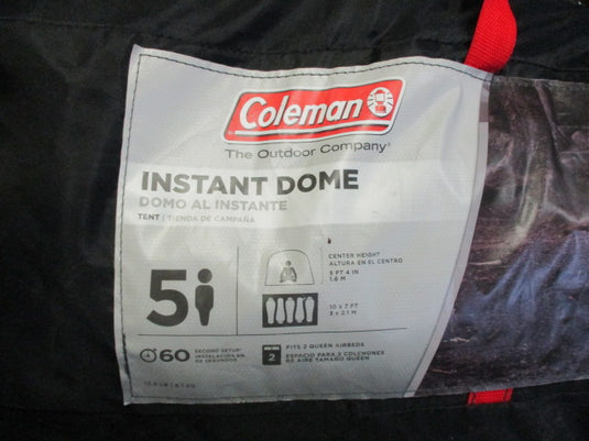 Used Coleman Instant Dome 5 Person Tent