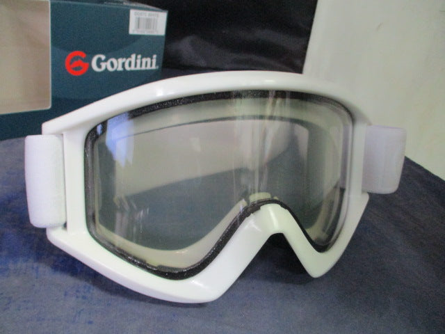 Load image into Gallery viewer, New Gordini Crest Adult Snow Goggles - White / Clear
