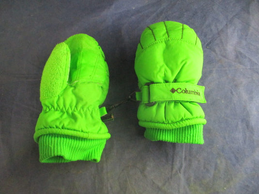 Used Columbia Snow Mittens Toddler Size 0/Small - worn thumbs