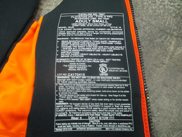 Load image into Gallery viewer, Used Stearns Neoprene Life Jacket Size Small

