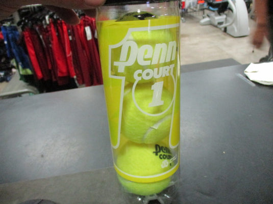 Used Penn Court 1 Pack Of 3 Tennis Balls