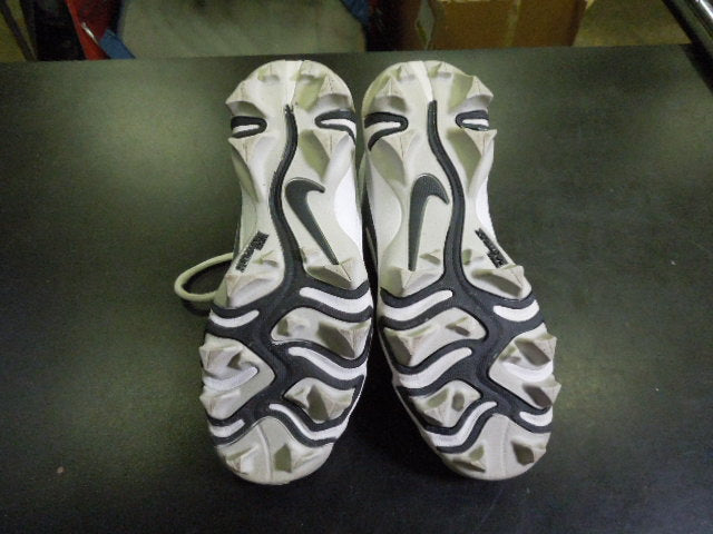 Load image into Gallery viewer, Used Nike Alpha Fastflexs Cleats in White Size 1Y
