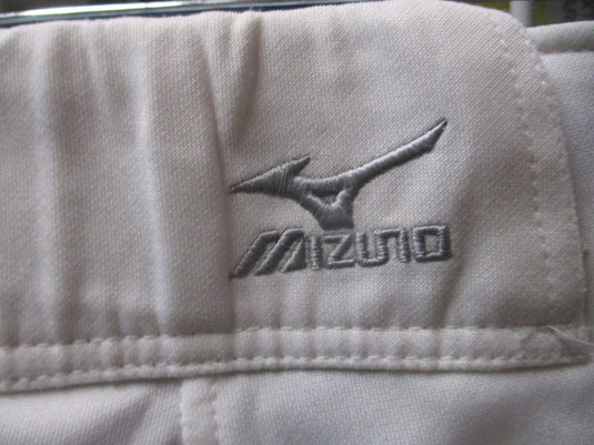Used Mizuno White Knicker Bottom Pants Adult Size Large - stains