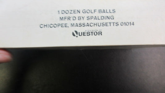 Vintage Spalding Questor 1 Dozen Golf Balls