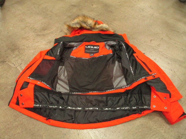Load image into Gallery viewer, Used Liquid Red Snow Jacket Size XS
