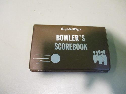 Earl Anthonys Bowlers Score Book