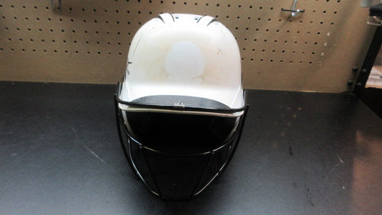 Used Mizuno Batting Helmet W/ Mask - Size 6 3/4