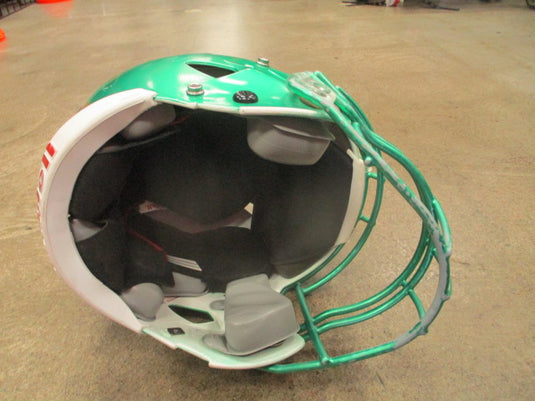 Used Riddell Speed Icon Green Football Helmet Size Youth Large