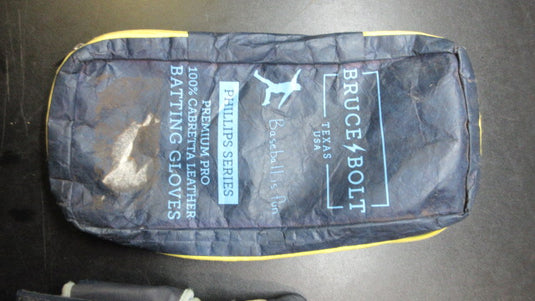 Used Bruce Bolts Phillips Series Batting Gloves - Size Medium