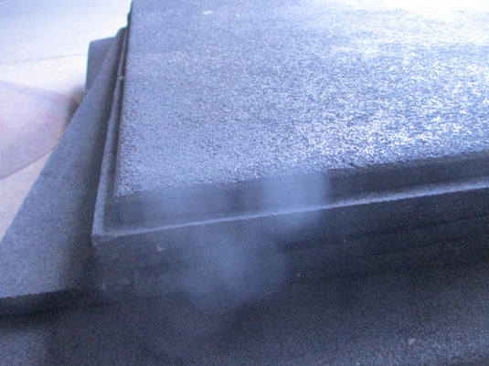 Used 39" X 39" X 1/2" Heavy Duty Rubber Floor Mat - QTY 1