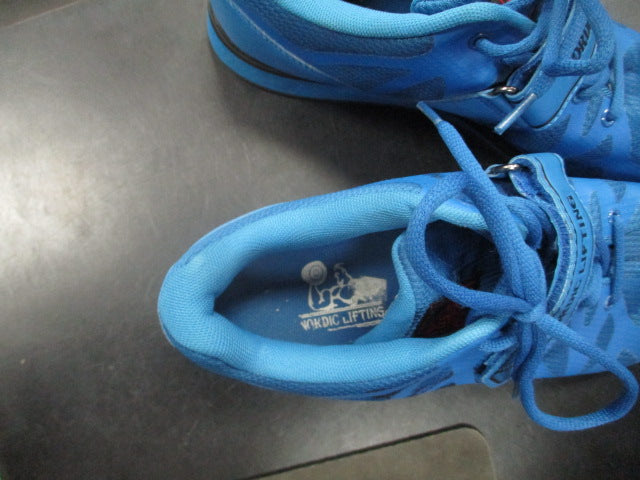 Load image into Gallery viewer, Used Nordic Lifting Power Lifting Shoes in Blue Size 10.5
