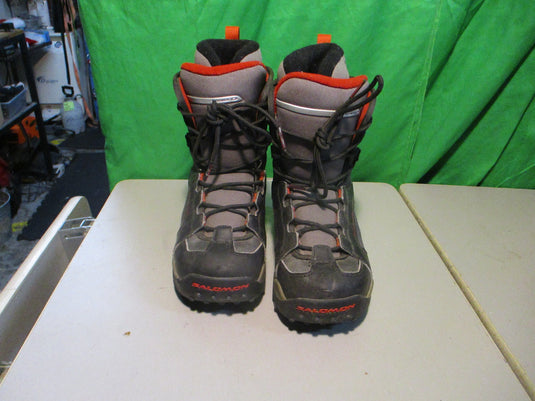 Used Salomon Thermicfit Size Junior 2 Snowboard Boots