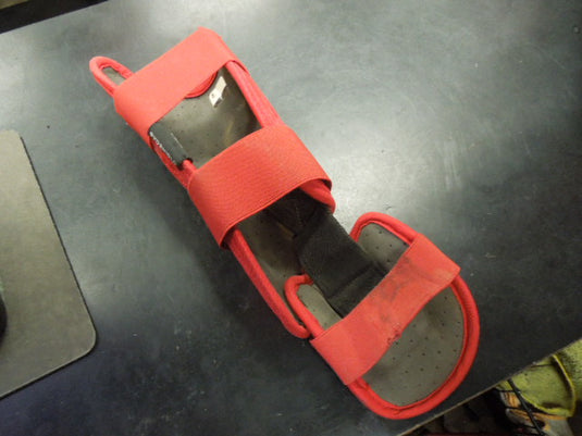 Used Evoshield Right Leg Ankle Guard with Toe Attachment in Red LHH